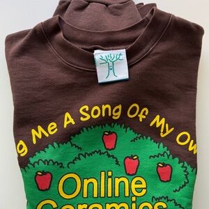 Online Ceramics Brown Sweatshirt